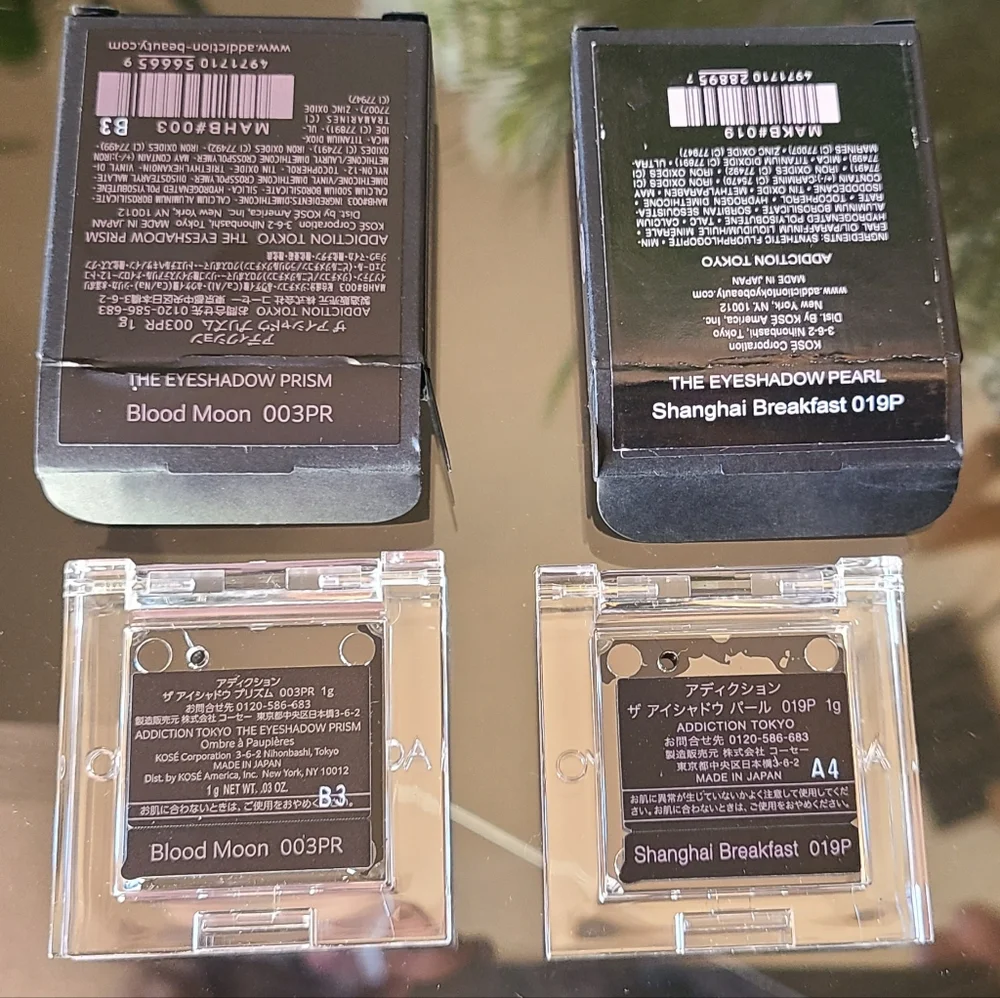 Addiction Tokyo Eyeshadows Lot
